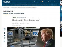 Bild zum Artikel: Menschenrechte? Welche Menschenrechte?