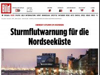 Bild zum Artikel: Hamburg droht Überflutung - Sturmflutwarnung für die Nordseeküste