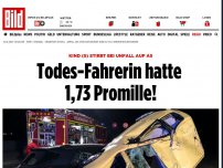 Bild zum Artikel: Kind (5) stirbt bei Unfall - Fahrerin hatte 1,73 Promille