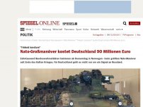Bild zum Artikel: 'Trident Juncture': Nato-Großmanöver kostet Deutschland 90 Millionen Euro