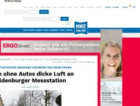 Bild zum Artikel: Auch ohne Autos dicke Luft an Oldenburger Messstation