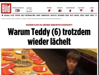 Bild zum Artikel: Keiner kam zu seiner Party - Warum Teddy (6) trotzdem wieder lächeln kann