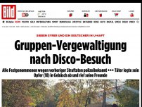 Bild zum Artikel: Acht Männer in U-Haft - Gruppen-Vergewaltigung nach Disko-Besuch