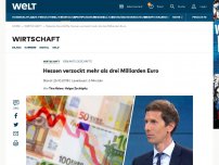 Bild zum Artikel: Hessen verzockt mehr als drei Milliarden Euro