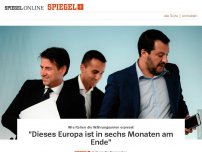 Bild zum Artikel: Wie Italien die Währungsunion erpresst: 'Dieses Europa ist in sechs Monaten am Ende'