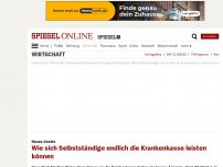 Bild zum Artikel: Neues Gesetz: Wie sich Selbstständige endlich die Krankenkasse leisten können