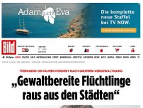 Bild zum Artikel: Tübingens OB - „Gewaltbereite Flüchtlinge raus aus den Städten“