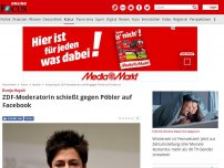 Bild zum Artikel: Gruppenvergewaltigung in Freiburg - ZDF-Moderatorin Dunja Hayali äußert sich auf Facebook