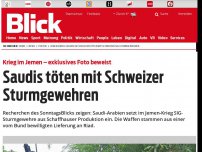 Bild zum Artikel: Den Export nach Saudi-Arabien hat der Bund bewilligt: Prinz Salmans Soldaten schiessen mit Schweizer Sturmgewehren