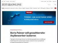 Bild zum Artikel: Vergewaltigung in Freiburg: Boris Palmer will gewaltbereite Asylbewerber isolieren