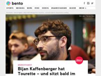 Bild zum Artikel: Bijan Kaffenberger hat Tourette – und sitzt bald im hessischen Landtag