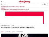 Bild zum Artikel: Fünf Verdächtige in U-Haft: Münchnerin (15) von sechs Männern vergewaltigt
