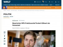 Bild zum Artikel: Bayerischer SPD-Fraktionschef fordert Kühnert als Parteichef
