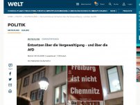 Bild zum Artikel: In Freiburg zeigt sich, wie gespalten die AfD-Gegner sind