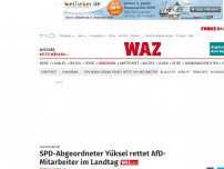 Bild zum Artikel: Herzprobleme: SPD-Abgeordneter Yüksel rettet AfD-Mitarbeiter im Landtag