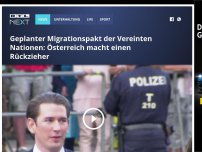 Bild zum Artikel: Geplanter Migrationspakt der Vereinten Nationen: Österreich macht einen Rückzieher