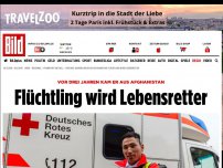 Bild zum Artikel: Er kam aus Afghanistan - Flüchtling wird Lebensretter