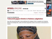 Bild zum Artikel: Vorwurf der Gotteslästerung: Todesurteil gegen Christin in Pakistan aufgehoben