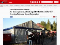 Bild zum Artikel: Als Konsequenz aus Freiburg: CDU-Politikerin fordert Sexualaufklärung für Asylbewerber