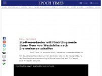 Bild zum Artikel: Stadtverordneter will Flüchtlingsroute übers Meer aus Westafrika nach Bremerhaven schaffen