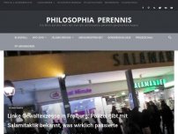 Bild zum Artikel: Linke Gewaltexzesse in Freiburg: Polizei gibt mit Salamitaktik bekannt, was wirklich passierte