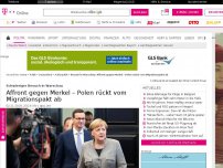 Bild zum Artikel: Affront für Merkel – Polen rückt vom Migrationspakt ab