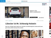 Bild zum Artikel: Lübecker ist Mr. Schleswig-Holstein