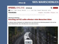 Bild zum Artikel: Allersberg bei Nürnberg: Anschlag auf ICE sollte offenbar viele Menschen töten