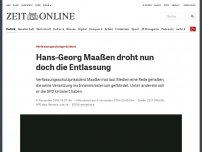 Bild zum Artikel: Verfassungsschutzpräsident: Hans-Georg Maaßen droht nun doch die Entlassung