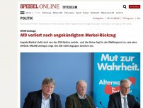 Bild zum Artikel: SPON-Umfrage: AfD verliert nach angekündigtem Merkel-Rückzug