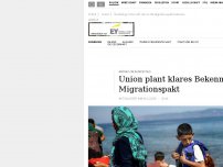 Bild zum Artikel: Antrag im Bundestag: Union will sich zu UN-Migrationspakt bekennen