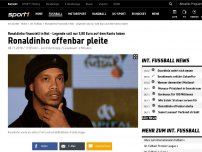 Bild zum Artikel: Nicht mal sechs Euro auf dem Konto: Ronaldinho pleite