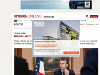 Bild zum Artikel: 'Großer Soldat': Macron ehrt Nazi-Kollaborateur Pétain
