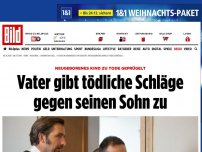 Bild zum Artikel: Vater in Osnabrück vor Gericht - Neugeborenes Kind zu Tode geprügelt