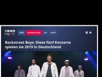 Bild zum Artikel: Große Ankündigung: Die Backstreet Boys kommen 2019 nach Deutschland