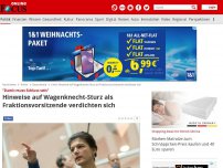 Bild zum Artikel: 'Damit muss Schluss sein' - Hinweise auf Wagenknecht-Sturz als Fraktionsvorsitzende verdichten sich
