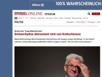Bild zum Artikel: Spruch über 'Junge Männerhorden': Grünen-Spitze distanziert sich von Kretschmann
