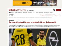 Bild zum Artikel: Bundesliga: Dortmund besiegt Bayern in spektakulärem Spitzenspiel