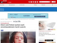 Bild zum Artikel: Rostock - Rostock: Kind vermisst! Eltern und Polizei suchen nach Farell Louis B. - Wer hat ihn gesehen?