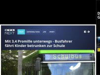 Bild zum Artikel: Mit 3,4 Promille unterwegs - Busfahrer fährt Kinder betrunken zur Schule