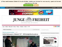 Bild zum Artikel: Antifa-Werbung im „Polizeiruf 110“ – AfD kündigt Beschwerde an