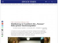 Bild zum Artikel: Wahlbetrug in Frankfurt: Die „Pannen“ links-grüner Gesinnungstäter