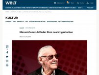 Bild zum Artikel: Marvel-Comic-Erfinder Stan Lee ist gestorben