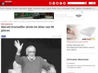 Bild zum Artikel: Er erschuf die Marvel-Comics - Stan Lee stirbt im Alter von 95 Jahren