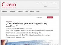 Bild zum Artikel: Migrationspakt - „Das wird eine gewisse Sogwirkung auslösen“