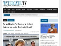 Bild zum Artikel: So funktioniert‘s: Rentner in Holland bekommen soviel Rente wie Gehalt