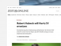 Bild zum Artikel: Die Grünen: Robert Habeck will Hartz IV ersetzen