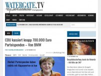 Bild zum Artikel: CDU kassiert knapp 700.000 Euro Parteispenden – Von BMW