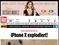 Bild zum Artikel: Nach Update auf iOS 12.1 - iPhone X explodiert!