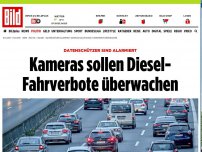 Bild zum Artikel: Datenschützer sind alarmiert - Kameras sollen Diesel- Fahrverbote überwachen